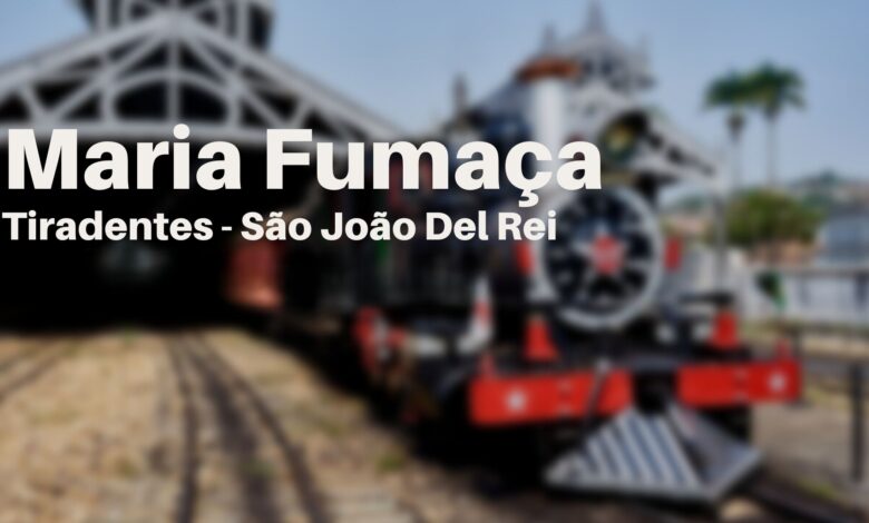 Viaje na Maria Fumaça entre São João del Rei e Tiradentes. Descubra horários, ingressos, museus e atrações especiais nas férias de julho.