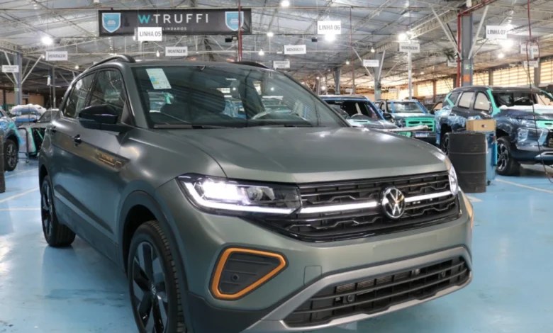Volkswagen T-Cross deixa Creta para trás e lidera SUVs em julho