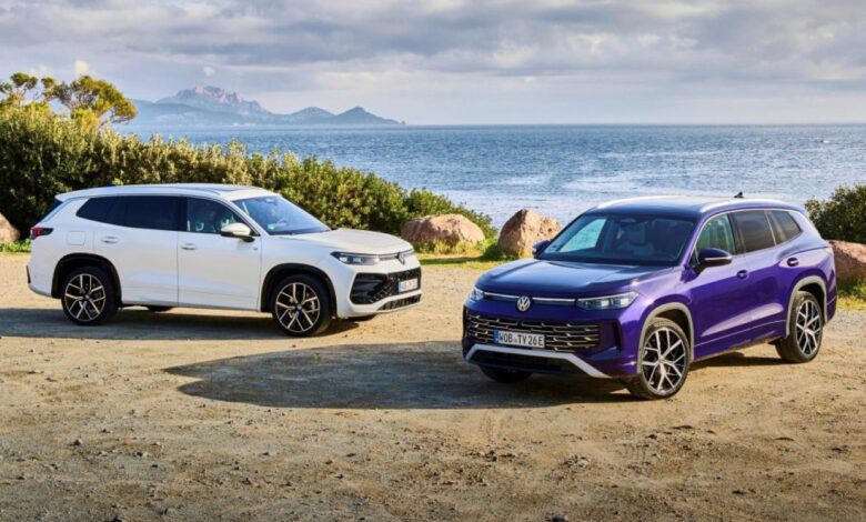 Volkswagen Tayron estreia na Austrália para enfrentar o Kia Sorento
