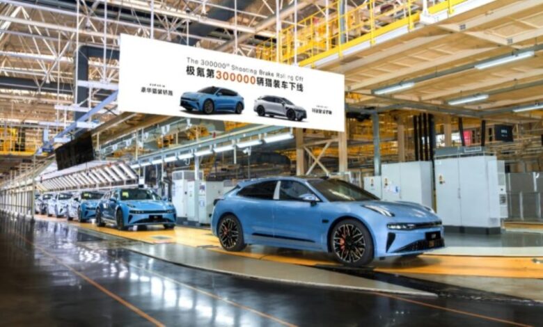 Zeekr atinge a marca de 300 mil veículos shooting brake produzidos na China