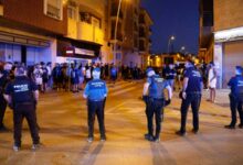 Violent clashes erupt between far-right groups and migrants in Spanish town