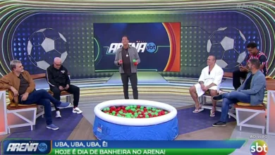 Benjamin Back comanda o Arena SBT. Foto: Reprodu&ccedil;&atilde;o/SBT