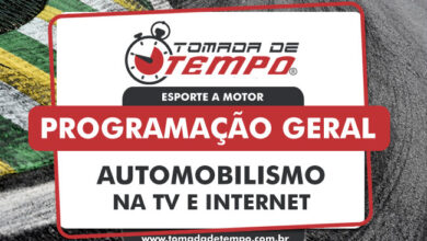 PROGRAMAÇÃO DA TV E INTERNET – Corridas transmitidas no final de semana – 04 a 06/07/2025