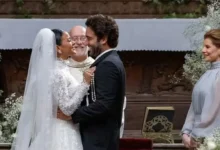 Casamento de Maria de F&aacute;tima (Bella Campos) e Afonso (Humberto Carr&atilde;o)