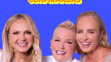 Eliana, Xuxa e Angélica. Foto: Reprodução/Globo