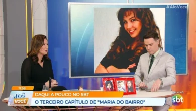 Luiz Bacci no comando do Alô Você. Foto: Reprodução/SBT