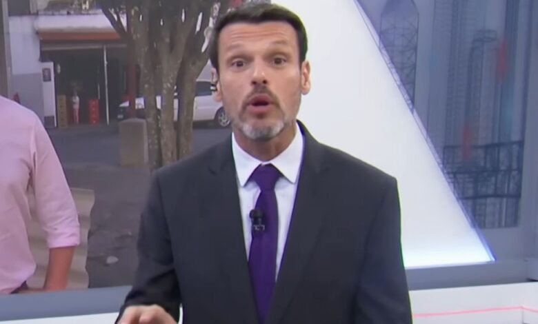 Jornalista que empurrou repórter da Record ganha destaque no Brasil Urgente · Notícias da TV