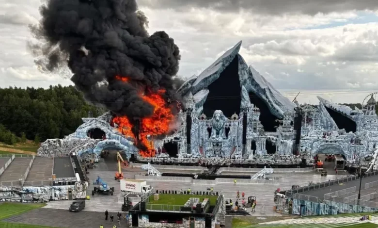 Tomorrowland main stage catches fire ahead of weekend one