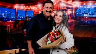 Ratinho e Regina Duarte. Foto: Lourival Ribeiro/SBT