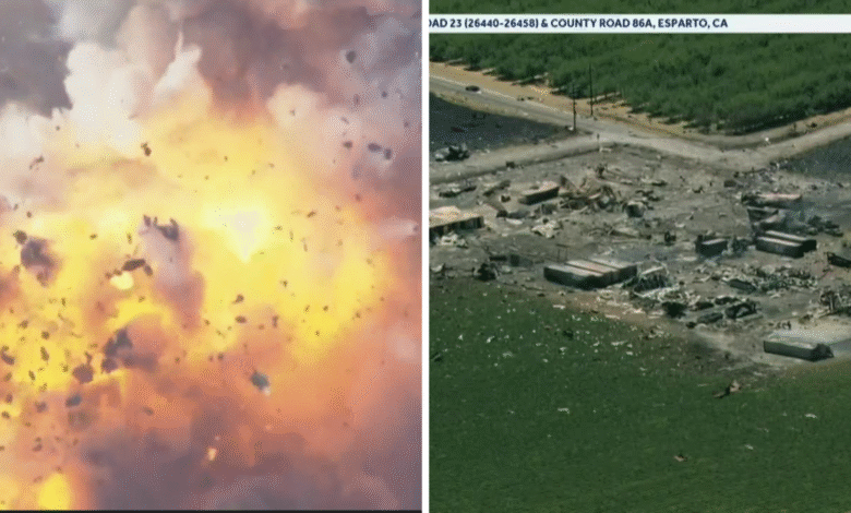 Esparto fireworks explosions | 7 people unaccounted for