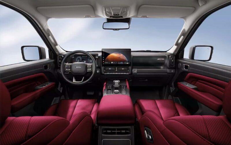 Interior do GWM Haval H9 Warrior