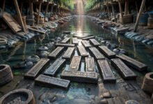 arqueólogos encontram no fundo de um rio o maior depósito de barras de metal já registrado