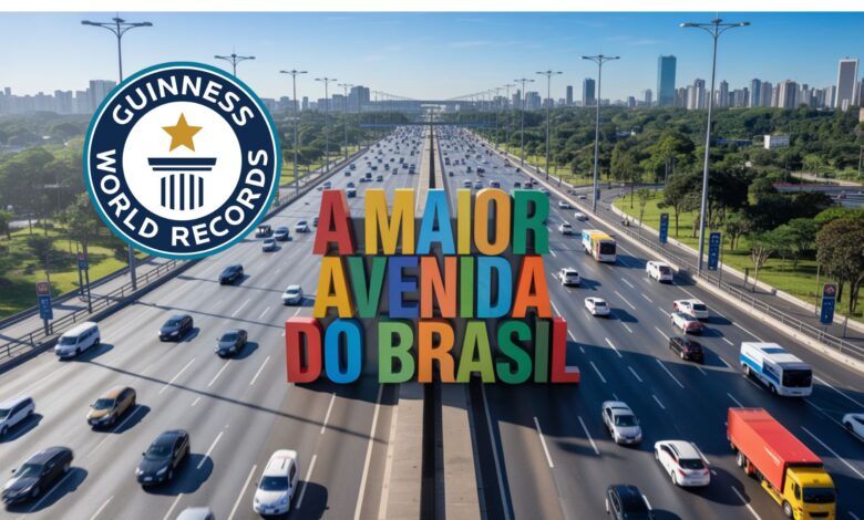 Avenida Sapopemba é reconhecida como a maior avenida do Brasil, com 42 km, integração de metrô, ônibus e destaque no Guinness Book.