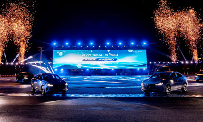 BYD lança na Tailândia o sedan híbrido Seal 5 DM-i, sucessor do King
