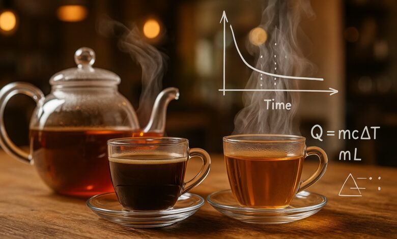 Você nunca percebeu, mas o café sempre esfria mais rápido que o chá no mesmo bule — e a física tem uma explicação surpreendente para isso