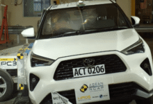 Toyota Yaris Cross tira nota máxima em teste de segurança