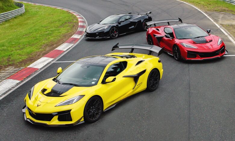 Chevrolet Corvette supera Ford Mustang em Nürburgring com tempo recorde