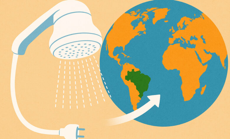 O chuveiro elétrico está presente em milhões de casas brasileiras, mas é raro fora do país. Descubra por que essa tecnologia se popularizou no Brasil, como funciona e quais fatores culturais e técnicos explicam sua ausência em outros lugares. Fonte: gerado por Inteligência Artificial