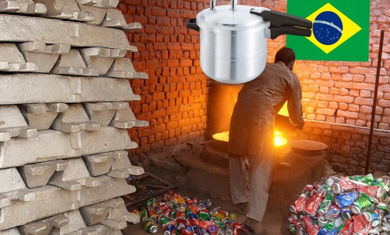 alumínio, reciclagem, panela