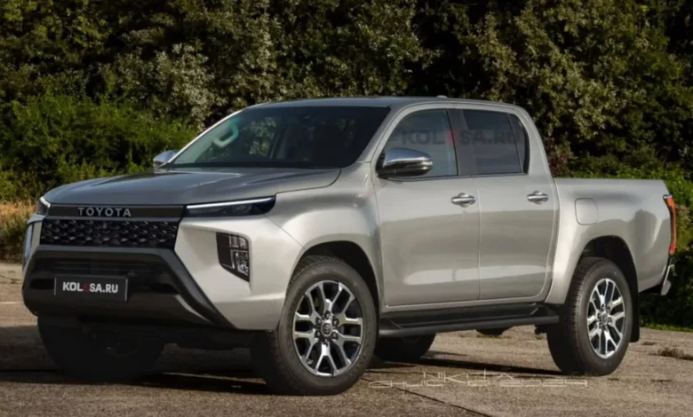 Nova Toyota Hilux 2026 tem design inédito revelado em patentes