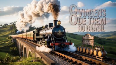 Viagens sobre trilhos: 8 experiências ferroviárias pelo Brasil com túneis na mata, maria-fumaça de 1884 e rotas com paradas em vinícolas