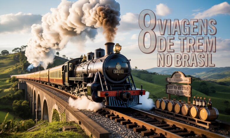 Viagens sobre trilhos: 8 experiências ferroviárias pelo Brasil com túneis na mata, maria-fumaça de 1884 e rotas com paradas em vinícolas