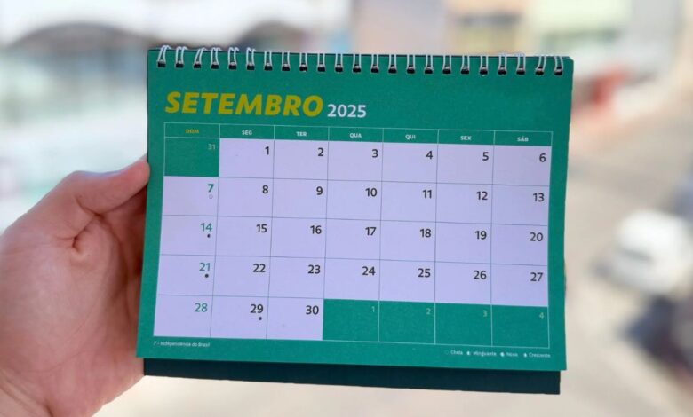 Novo feriadão em setembro pega brasileiros de surpresa: 7 de setembro cai no domingo, segunda será feriado e milhões terão três dias de descanso