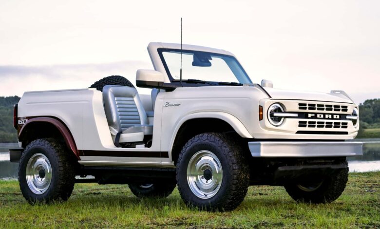 Ford Bronco Roadster Concept prova que a verdadeira beleza está na simplicidade