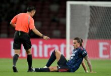 Arsenal vs Villarreal injury news as 7 ruled out and 1 doubt