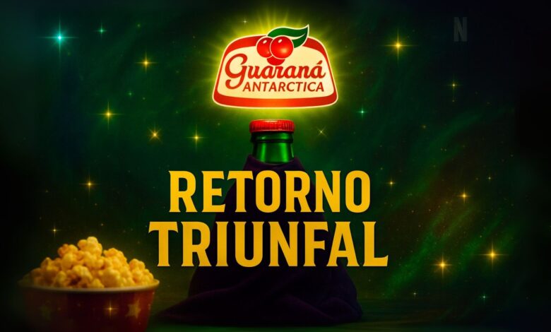 Guaraná Antarctica relança a Caçulinha com brindes de Wandinha. Promoção vale até 31/12 em supermercados e no Zé Delivery.