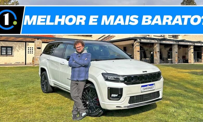 Jeep lança Commander 2026 com novo visual e mais barato
