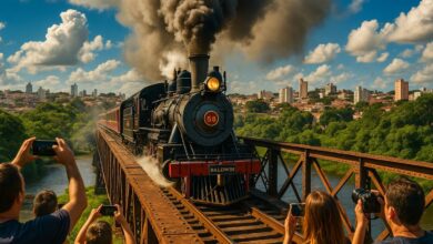 Passeios com locomotivas centenárias na ferrovia Sorocabana unem resgate histórico e desafio de ampliar a rota original