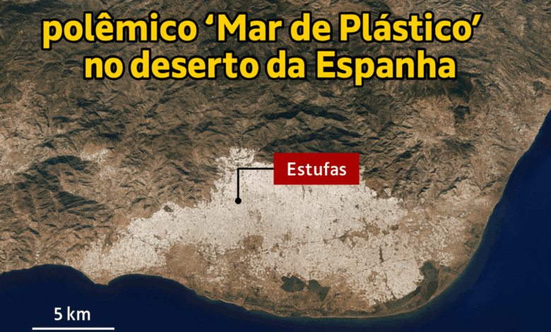 O polêmico ‘Mar de Plástico’ no deserto da Espanha