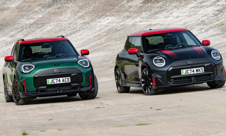 Mini estreia JCW E e JCW Aceman E no Brasil com potência de 231 cv