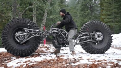 Motocicletas, Motos, Pneus gigantes