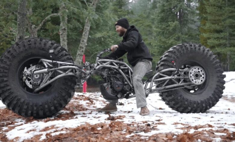 Motocicletas, Motos, Pneus gigantes