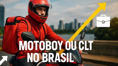 Motoboy ou CLT no Brasil — o que vale mais a pena?