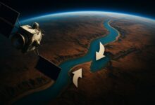 Rio Echimamish percorre 67 km, divide fluxo em dois sentidos e conecta 500 km até a Baía de Hudson
