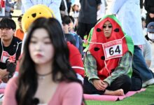 na Coreia do Sul, ficar parado é competição