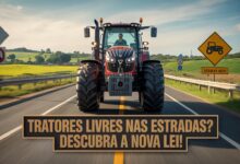 Santa Catarina aprova lei para tratores nas rodovias. Placas e zonas rurais sinalizadas ampliam segurança e garantem direitos dos agricultores.