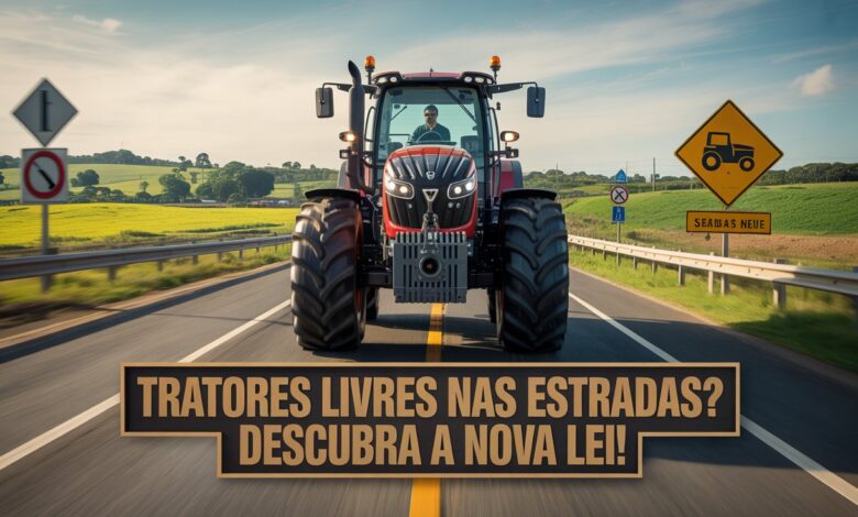 Santa Catarina aprova lei para tratores nas rodovias. Placas e zonas rurais sinalizadas ampliam segurança e garantem direitos dos agricultores.