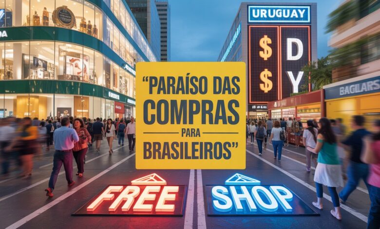 Free shops no Uruguai atraem brasileiros com preços baixos, produtos originais e garantia, tornando Rivera e Río Branco novos destinos de compras.