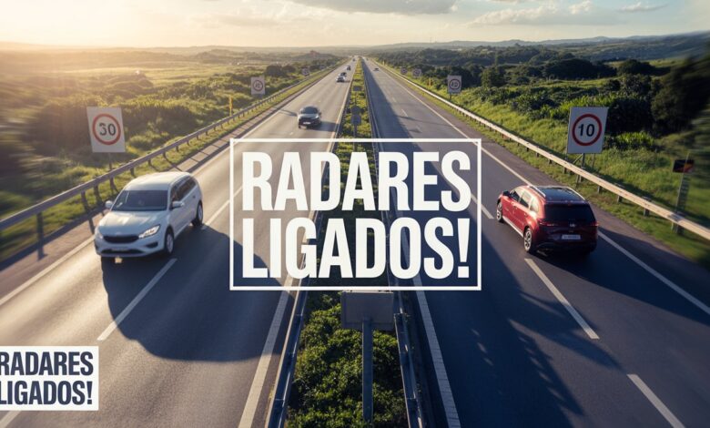 Mais de 50 novos radares começam a fiscalizar rodovias do interior de SP com operação 24h para aumentar a segurança viária.