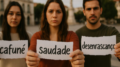 Idioma, palavras, Línguas, português