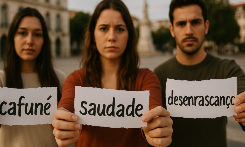 Idioma, palavras, Línguas, português