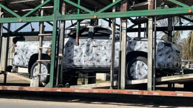 Nova Dakota? Picape média da Ram aparece sendo transportada na Argentina