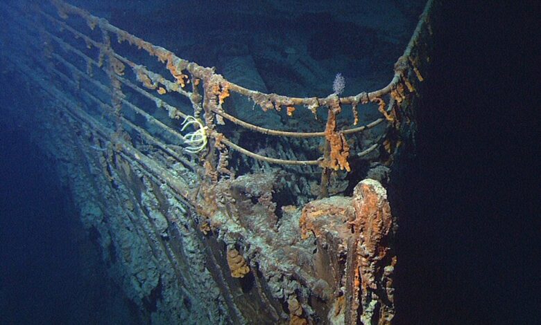 Titanic, naufrágio, Desastre, Destroços