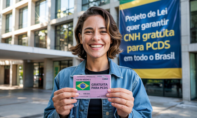 Projeto de lei quer garantir CNH gratuita para PCDs em todo o Brasil com isenção de taxas, exames e aulas extras