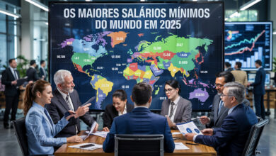 Os maiores salários mínimos do mundo em 2025: países que lideram o ranking global e quanto pagam seus trabalhadores