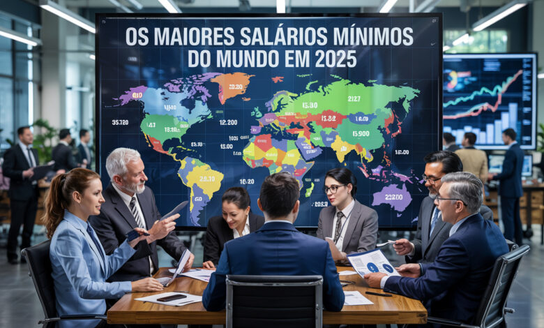 Os maiores salários mínimos do mundo em 2025: países que lideram o ranking global e quanto pagam seus trabalhadores